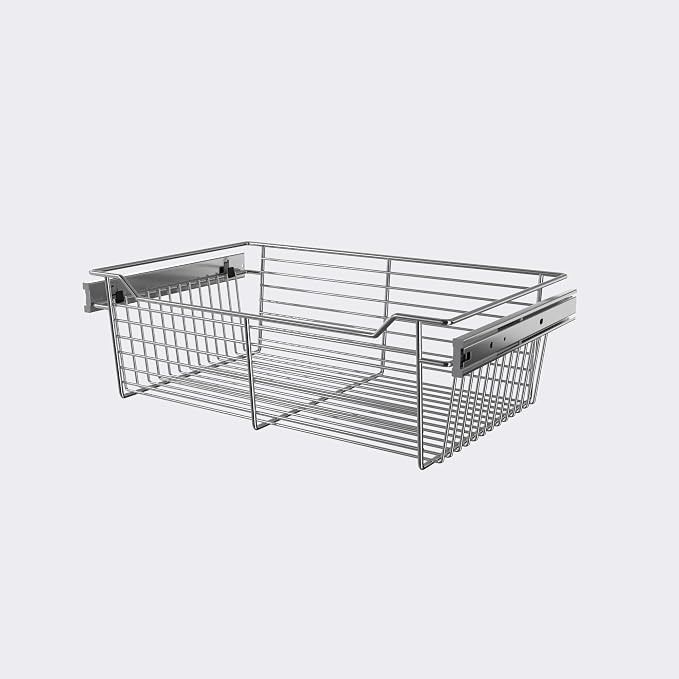 Classic 24" Closet Wire Basket in Chrome by CustomClosets