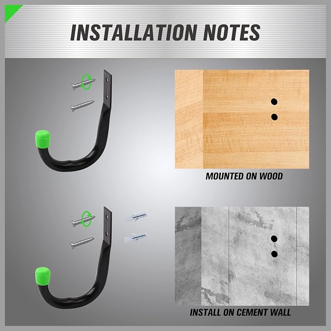 SWANLAKE Heavy Duty Garage Storage Utility Hooks, Utility Hooks - Image 5