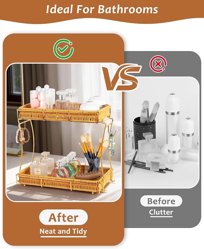Bathroom Organizer Countertop Perfume Organizer Makeup Organizer Cosmetics - Image 6