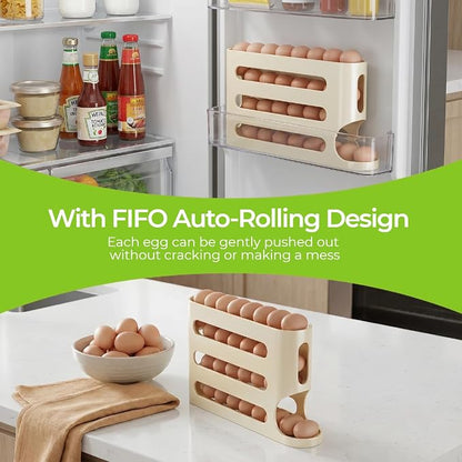 Egg Holder for Fridge, Egg container for refrigerator, Space-Saving Automatic - Image 9