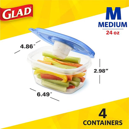 Glad GladWare To Go Snack Food Storage Containers - Image 5