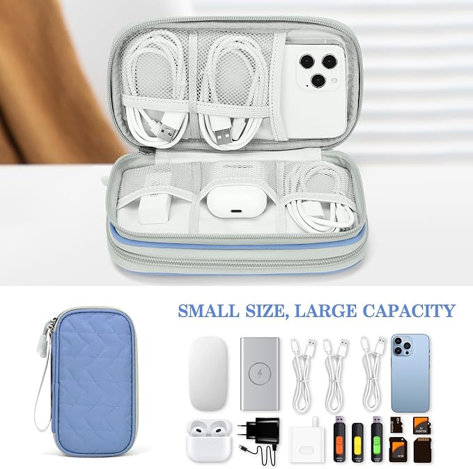FYY Travel Cable Organizer Pouch Electronic Accessories Carry Case Portable - Image 6