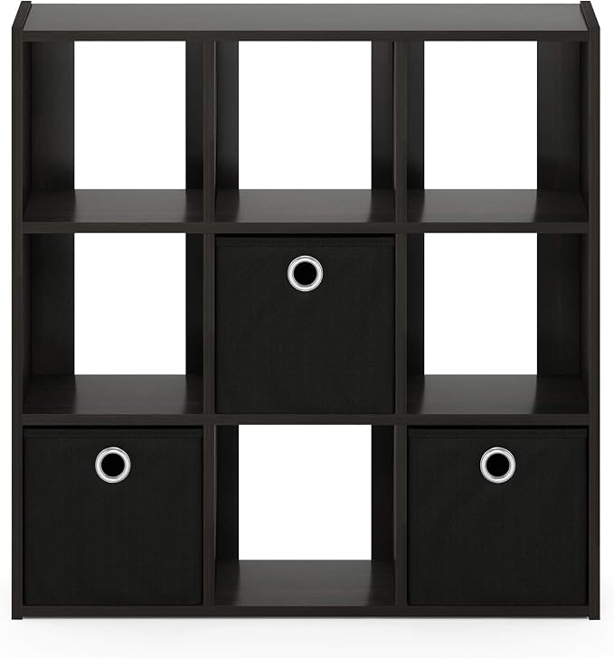 Furinno Simplistic 9-Cube Organizer - Image 6