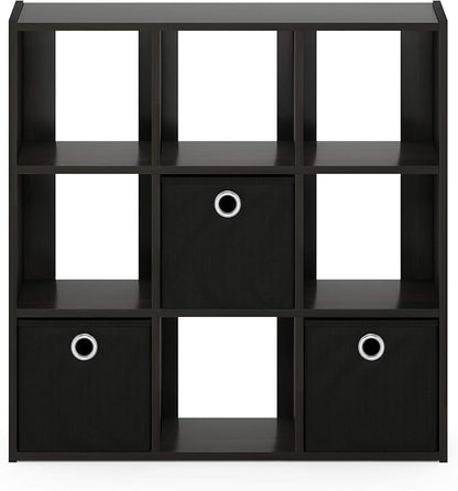Furinno Simplistic 9-Cube Organizer - Image 6