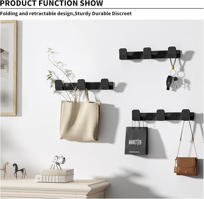 Coat Rack Wall Mount Coat Hooks - Image 2