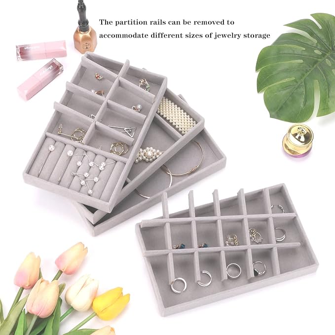 Stackable Jewelry Organizer Trays - Image 3