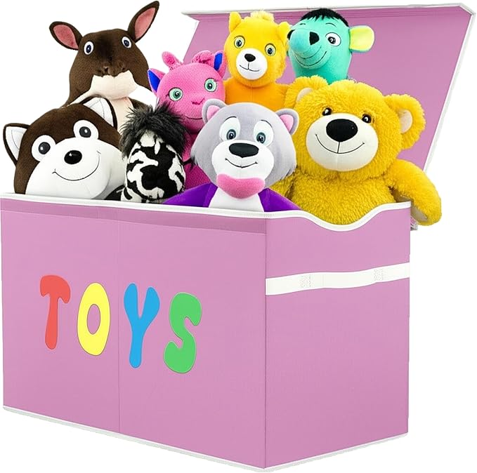 YOLOXO Toy Box Chest, Collapsible Sturdy Storage Bins by YOLOXO