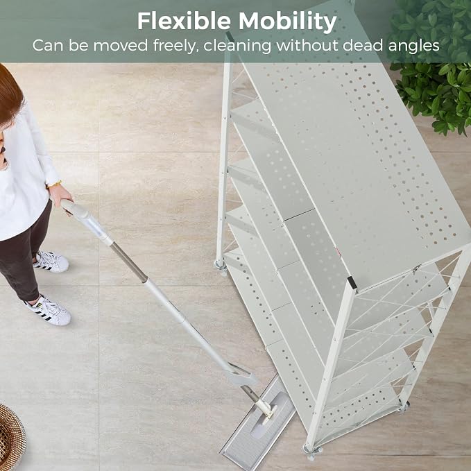 DEANIC 5 Tier Foldable Storage Shelves - Image 9