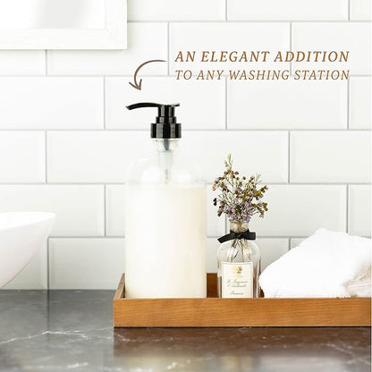 Glass Shampoo and Conditioner Dispenser - Image 5