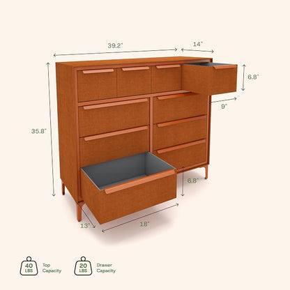 Naima Premium Fabric Dresser - Image 3