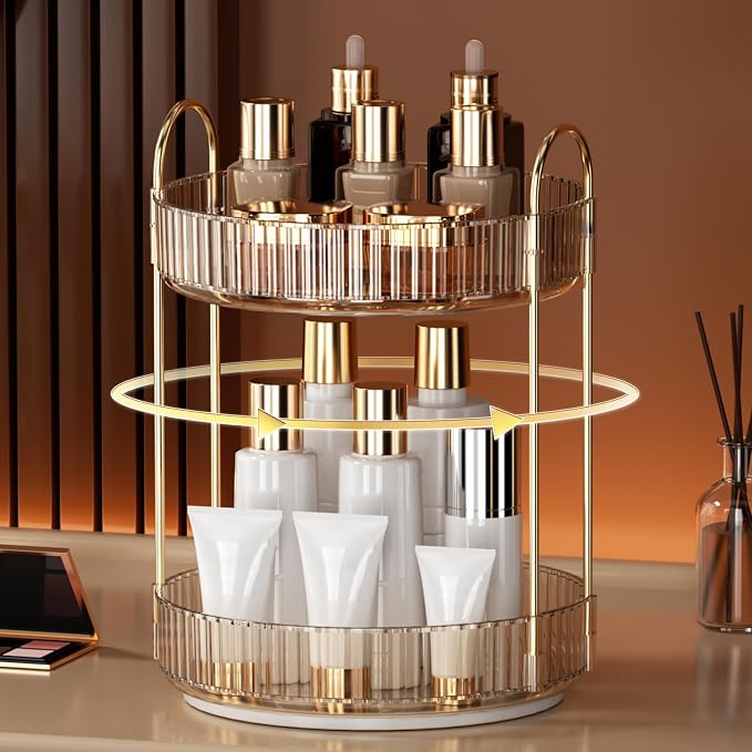 YCIA&DONE 360 Rotating Makeup Organizer and Storage - Image 2