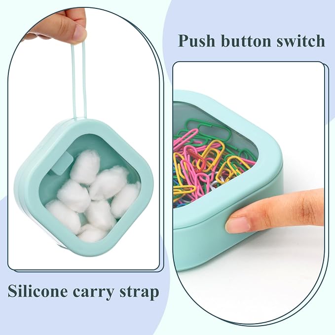 Kathfly 4 Pcs Hair Tie Organizer, Portable Hair Accessories Organizer Travel - Image 3