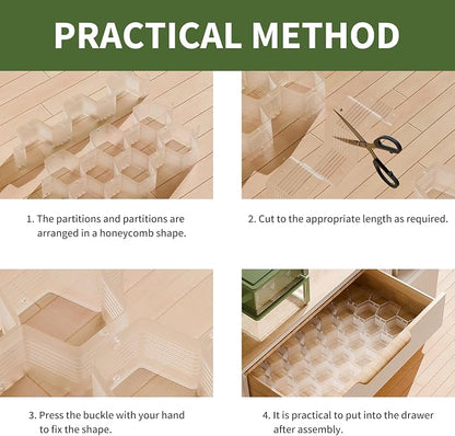 Honeycomb Separator Adjustable Drawer Organizer Divider - Image 5