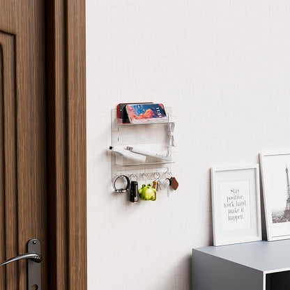 Yieach Bedside Shelf for Dorm Bed, Small Room and Nightstand, Wall Mounted - Image 5