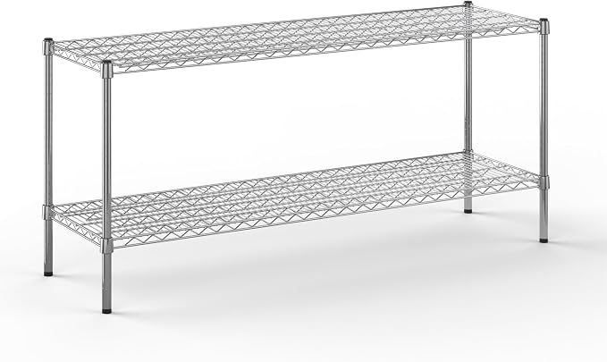 18" Deep x 60" Wide x 27" Height Wire Shelving Kit | 2-Tier | NSF Commercial by Regal+Altair