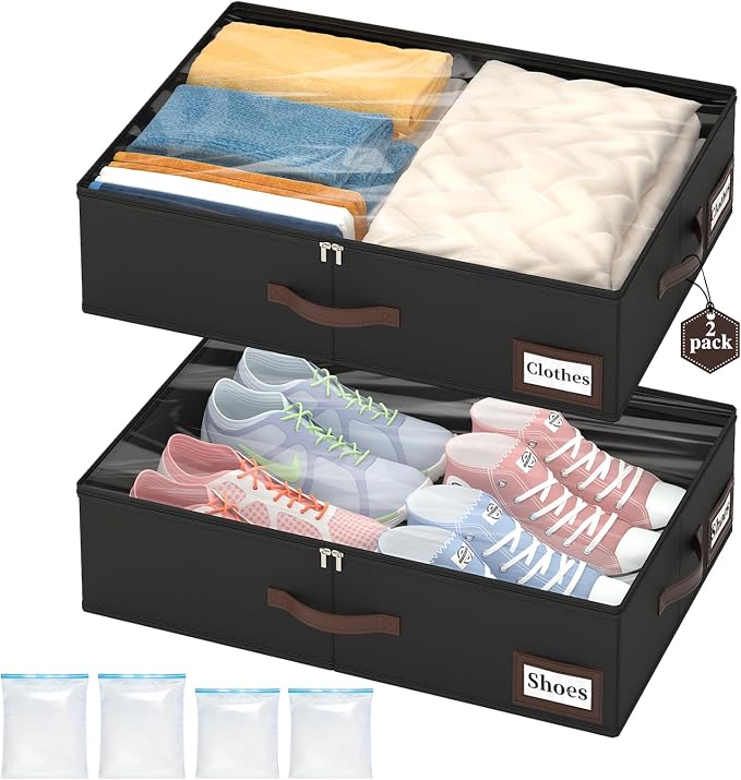 OIAHOMY 2 Pack Under Bed Storage by MasterofSpaceOptimization