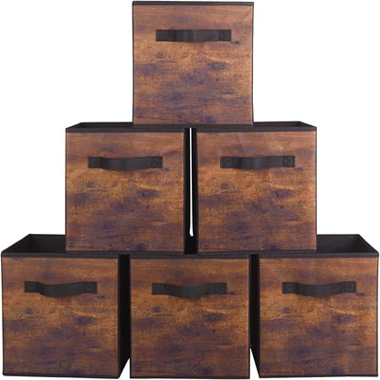 ShellKingdom Storage Bins, Foldable Fabric Storage Cubes And Cloth Storage by ShellKingdom