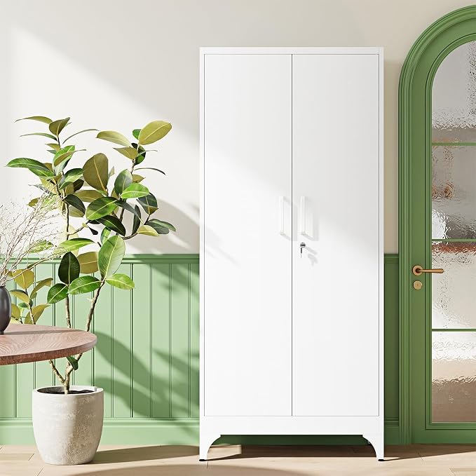Letaya 71" H Metal Storage Cabinet - Image 2