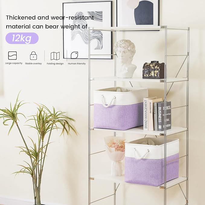 16x12x12 In Foldable Fabric Large Storage Bins - Image 3