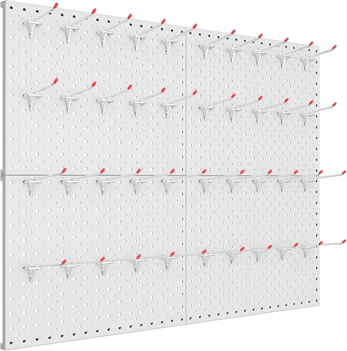 TORACK Metal Pegboard Panels and Hooks by TORACK