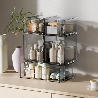 5 Pack Stackable Storage Drawers, Pantry Organization - Image 9