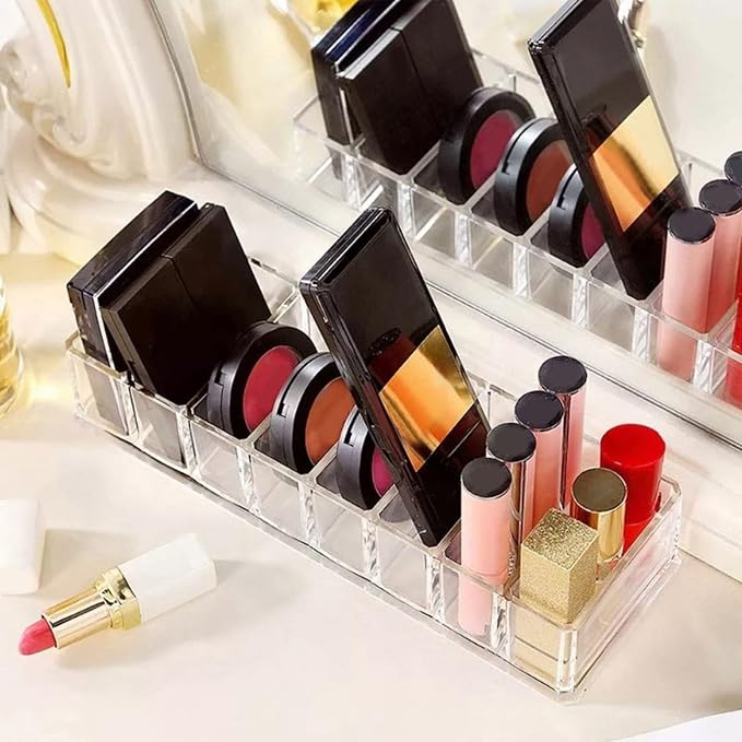 Clear Acrylic Makeup Stand - Image 7
