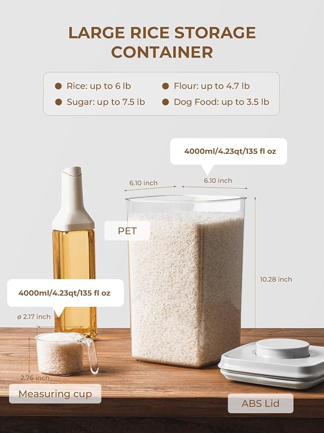 Large Airtight Food Storage Containers - Image 4