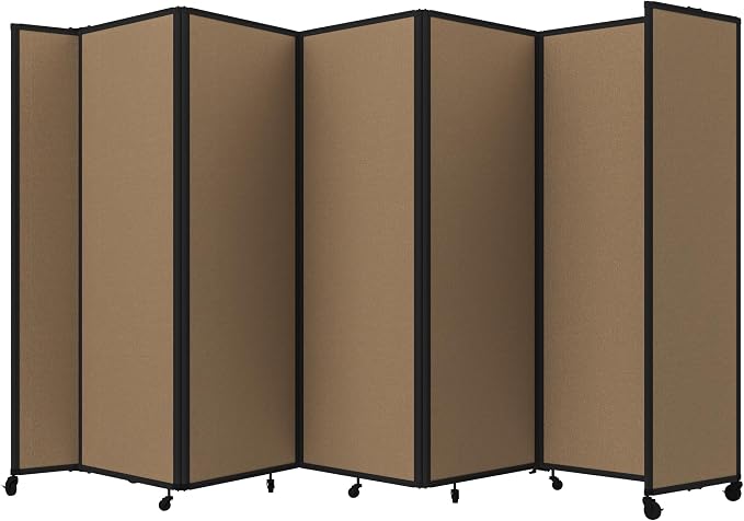 Versare Room Divider 360 Portable Wall Partition | Folding Panels | Large by VERSARE