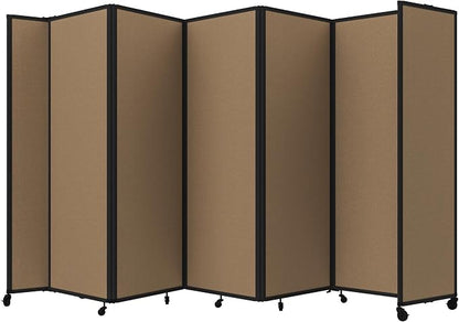 Versare Room Divider 360 Portable Wall Partition | Folding Panels | Large by VERSARE