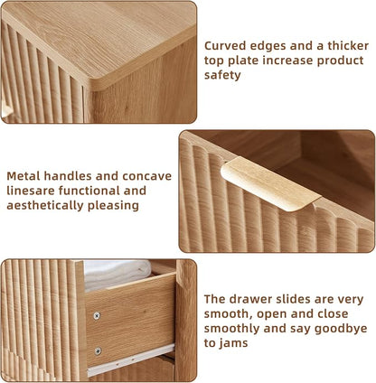 LEYAOYAO Fluted 6 Drawers Dresser - Image 7