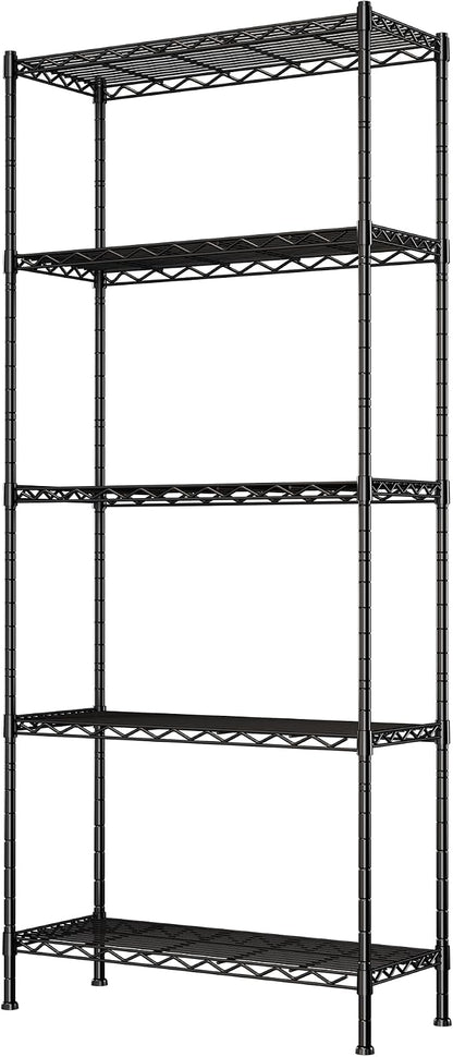 GIOTORENT 5-Wire Garage Shelving Storage Shelves, Metal Shelf Organizer 1400Lbs by GIOTORENT