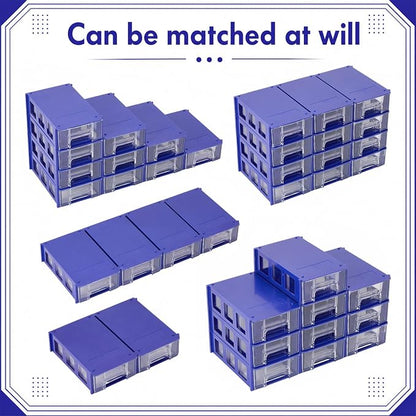 Novabright 30 Pcs Stackable Drawers Storage Plastic Drawers Small Parts Storage - Image 6