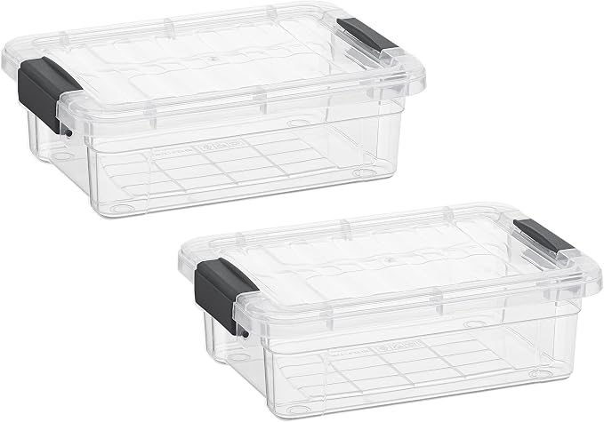 Superio Clear Storage Boxes by Superio