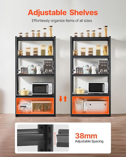VEVOR Storage Shelves, 2000 lbs, 5 Tier Garage Storage Shelving - Image 5