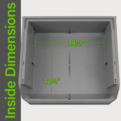 Plastic Containers for Organizing and Storage Bins for Closet, Garage or Pantry - Image 4