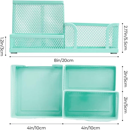 M&G Mesh Pen Holder Desk Organizers Pencil Holder - Image 2