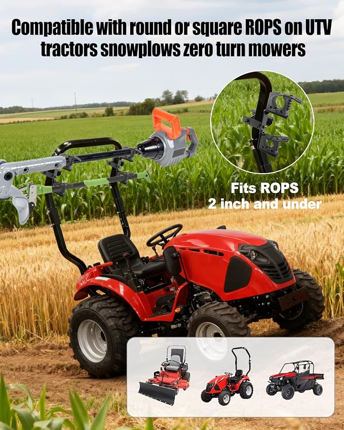 Tractor Tool Holder for ROPS, Compatible - Image 2