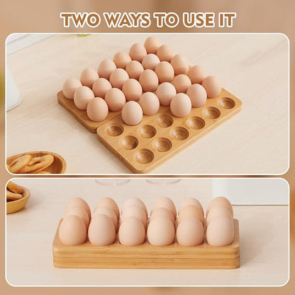 Egg Basket for Chicken Owners Egg Holder Countertop for Parents - Image 3