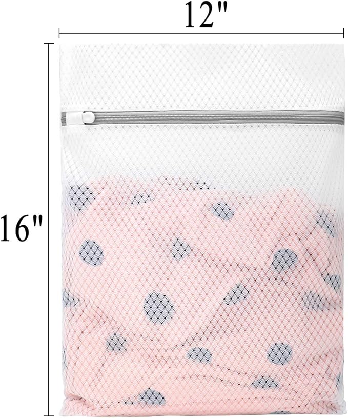 Muchfun 3Pcs Durable Diamond Mesh Laundry Bags - Image 5