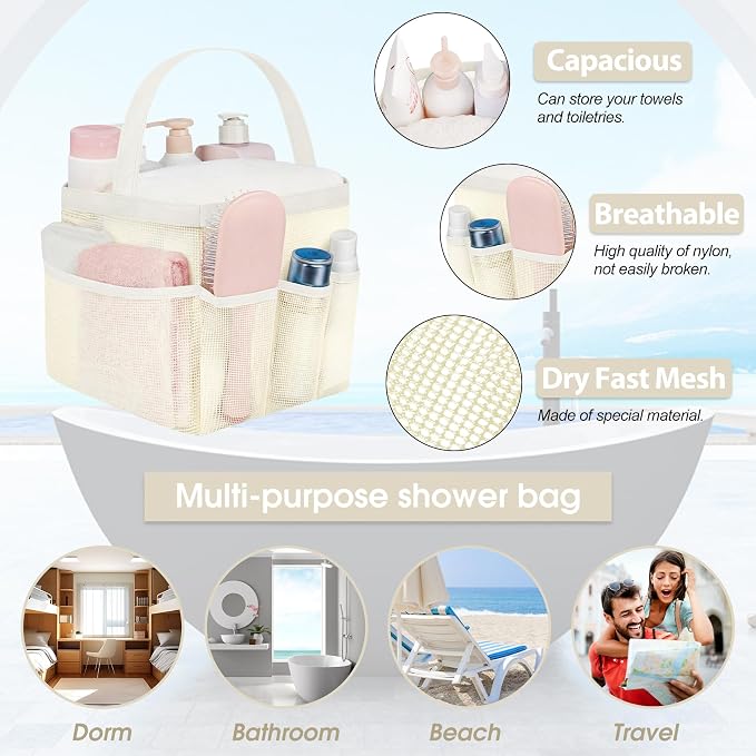 Mesh Shower Caddy Portable - Image 3