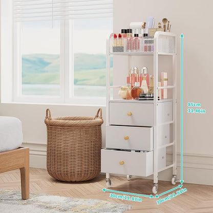 HapiRm Rolling Makeup Cart Organizer - Image 2