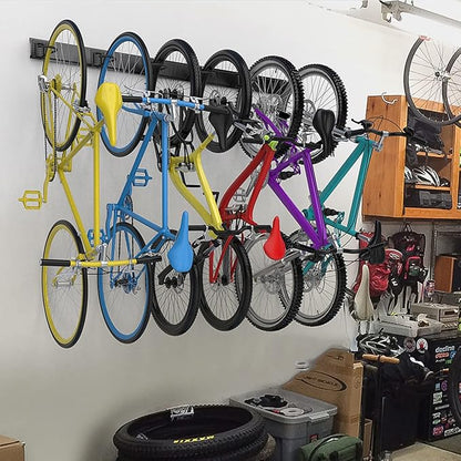 TORACK Bike Storage Rack, 6 Bike Rack Wall Mount Home and Garage Organizer - Image 7