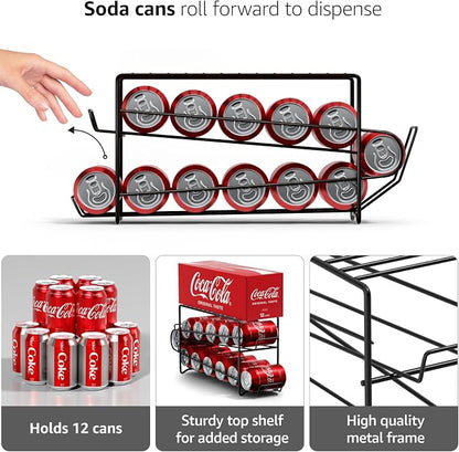 Sorbus Soda Can Rack Beverage Dispenser & Organizer - Image 4
