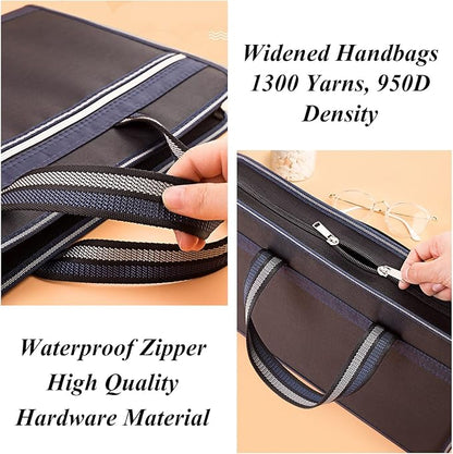 Canvas Expanding Files Organizer, Waterproof Accordion File Organizer - Image 5