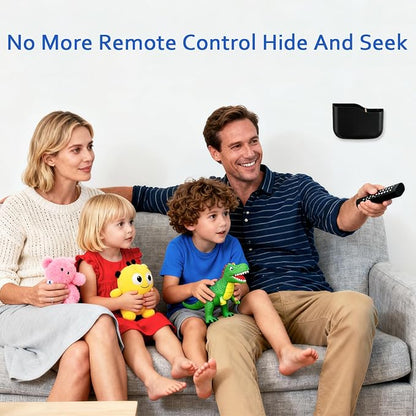 SUNFICON Wall Mount Remote Holder TV FAN Remote Control Holder Bedside Caddy - Image 9