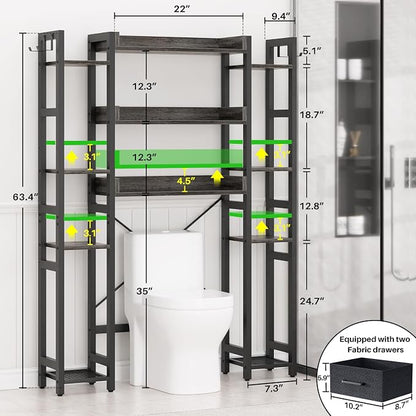 Over The Toilet Storage with 2 Drawers - Image 3