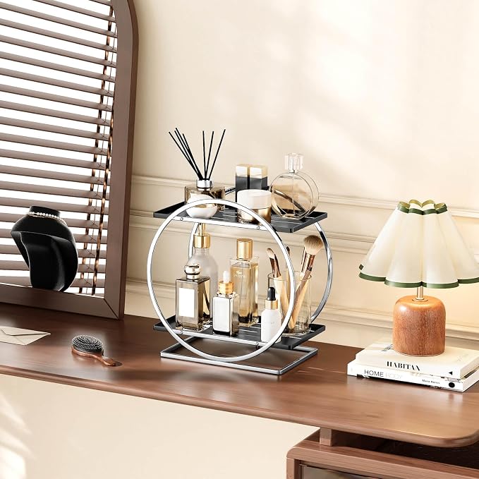 Bathroom Counter Organizer, 2-Tier Bathroom Organizers and Storage, Exquisite - Image 7
