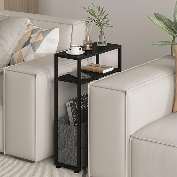 Narrow Side Table, Slim End Tables - Image 4