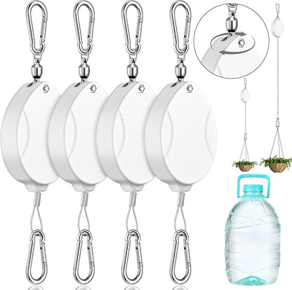Leinuosen 4 Pack Upgraded Plant Pulleys by Leinuosen