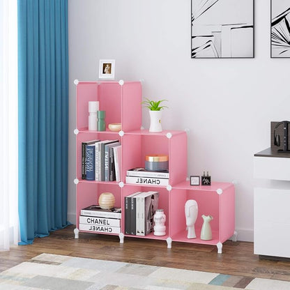 HOMIDEC 6-Cube Storage Shelf, Storage Bookcase Bookshelf - Image 5